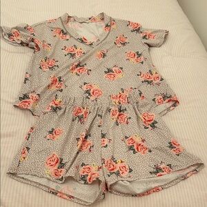 ADORA Leopard and Floral Print Fabric